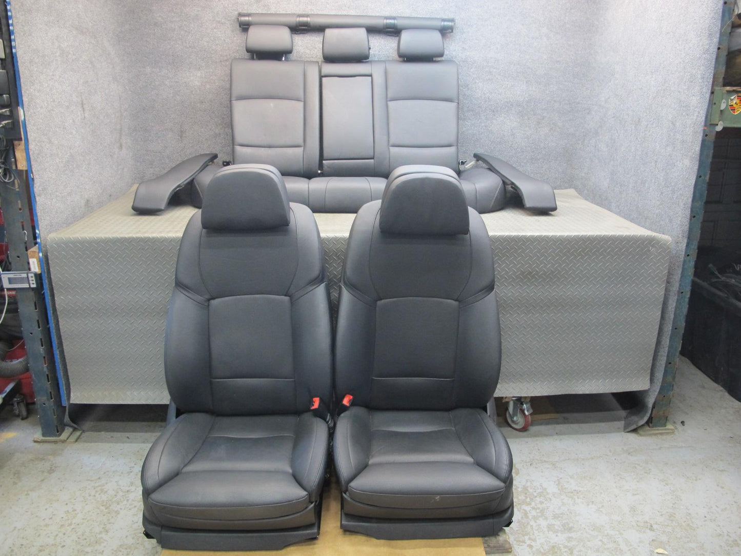 11-13 BMW F10 550i Front & Rear Leather Comfort Seat Set w Massage OEM