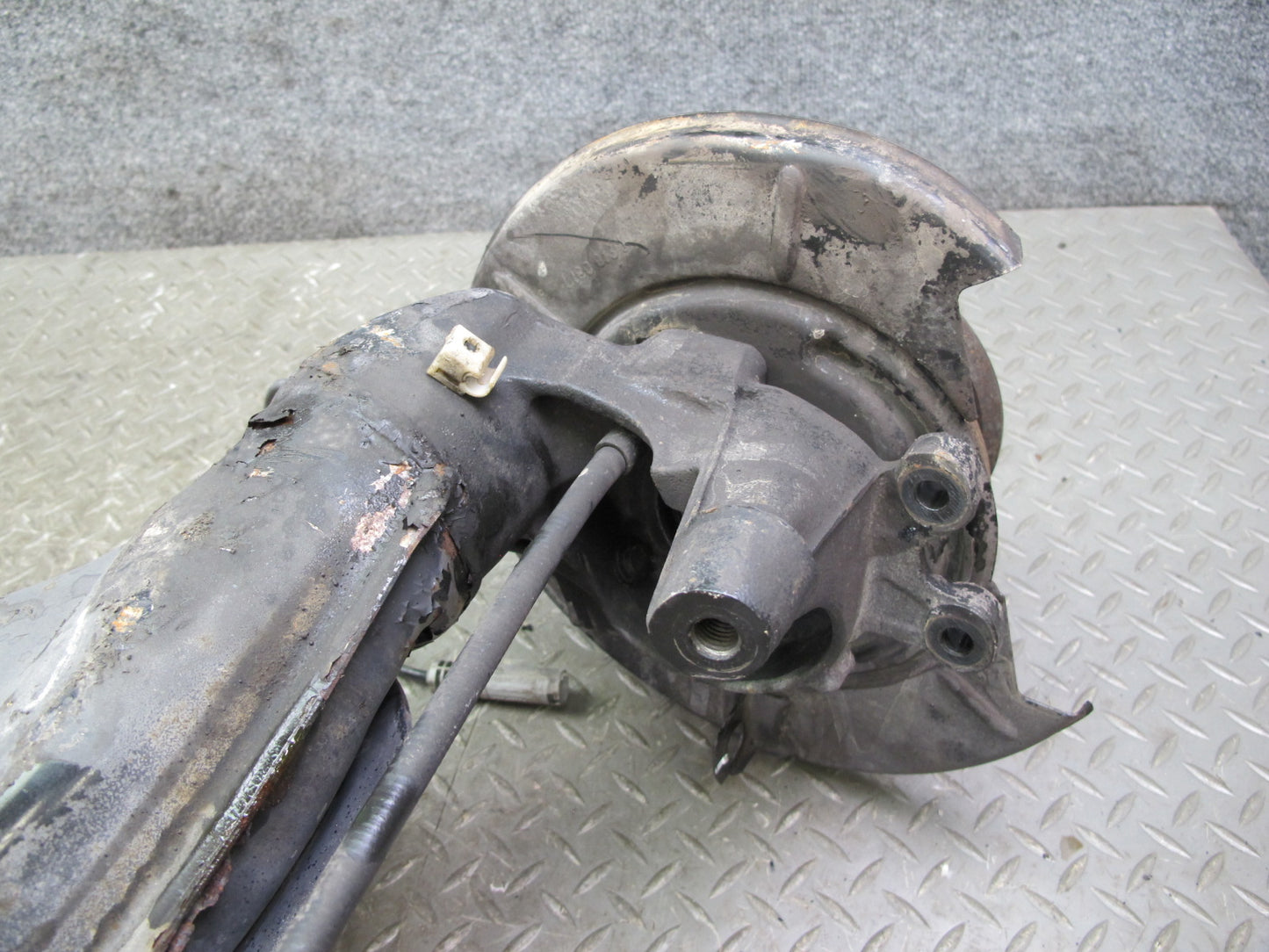 96-02 BMW E36/7 Z3 Rear Left Spindle Knuckle Wheel Hub Trailing Arm 100K OEM