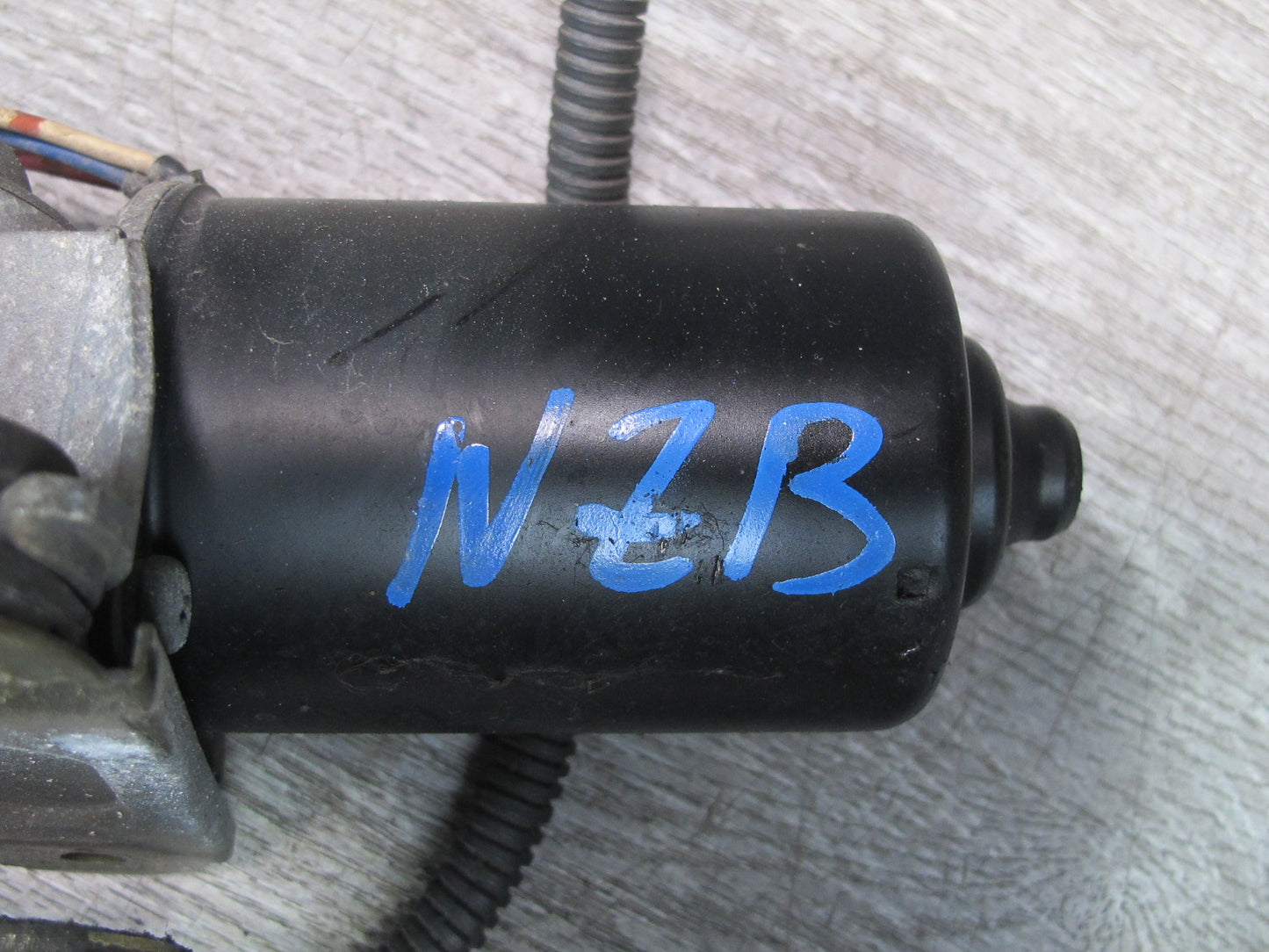 90-96 Nissan Z32 300ZX 2+0 Windshield Wiper Transmission Linkage w Motor OEM