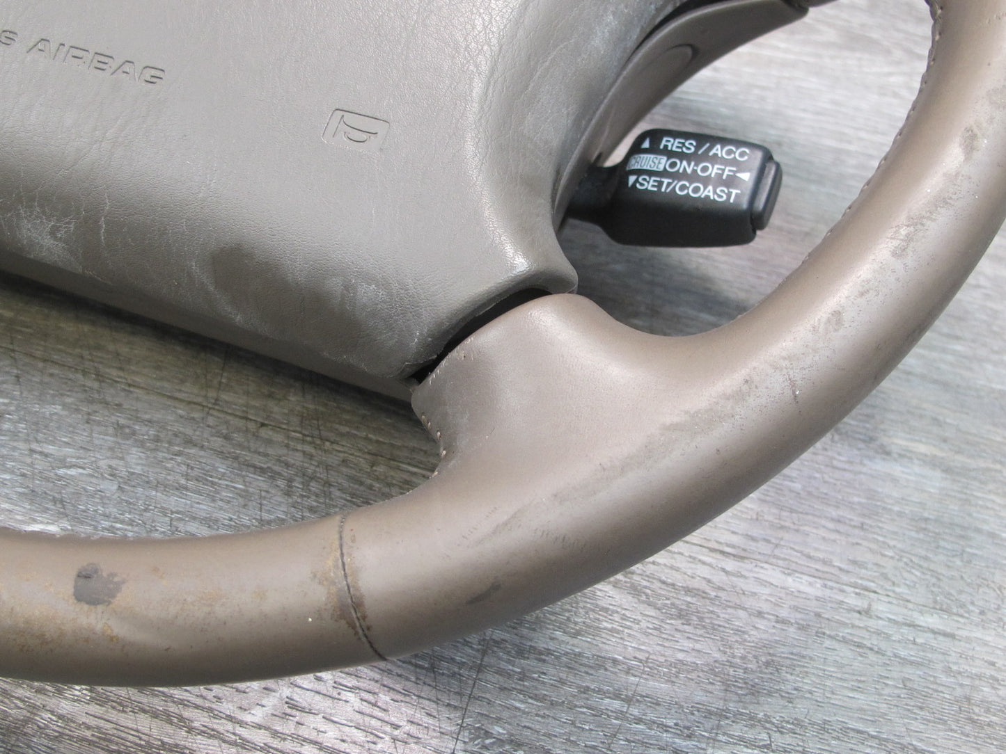 92-96 LEXUS SC300 SC400 FRONT LEFT DRIVER SIDE STEERING WHEEL W/ SRS AIRBAG OEM