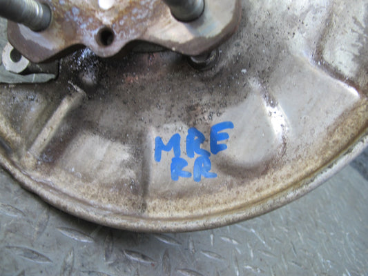 86-91 Mazda RX7 FC3S Rear Right Spindle Knuckle Wheel Hub w Trailing Arm OEM