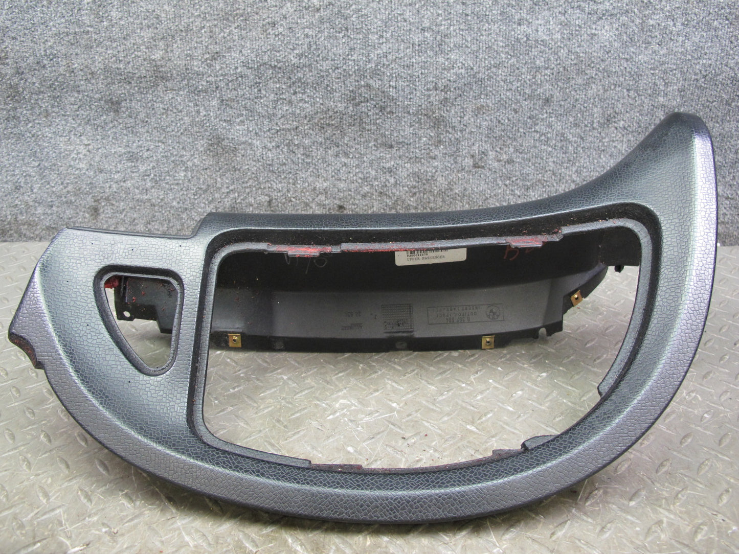 96-02 BMW E36/7 Z3 Right Dashboard Dash Trim Cover Panel Black 8397594 OEM