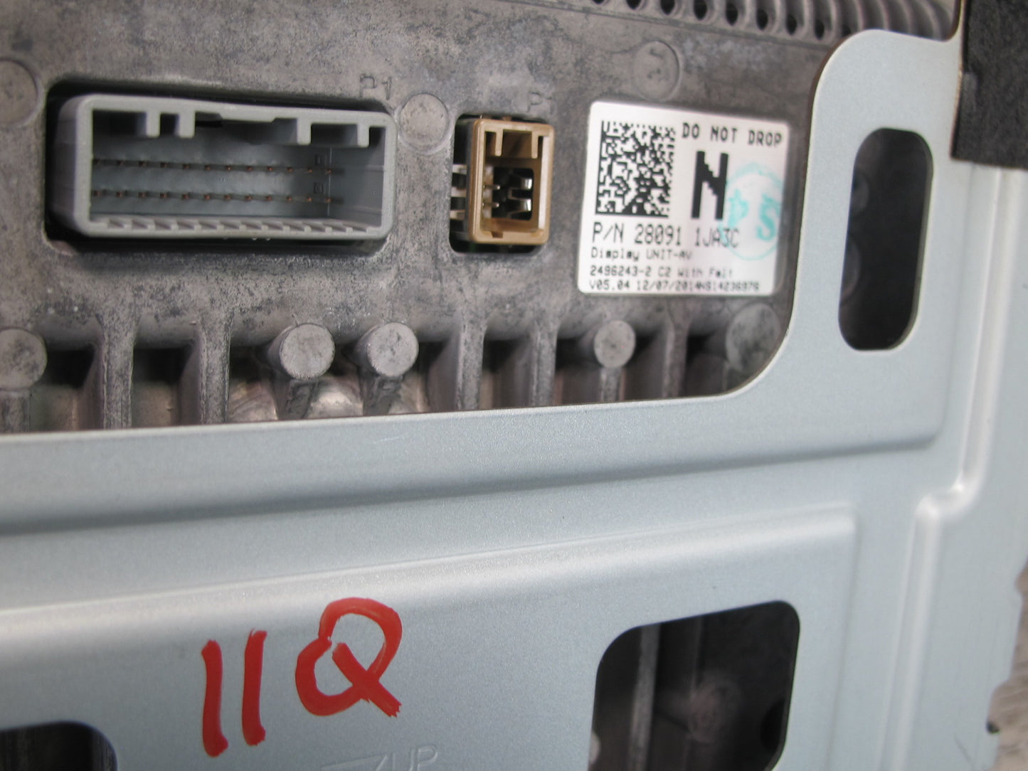 14-17 Infiniti Q56 QX80 Dash Display Radio Climate Control W/ Center Panel Set