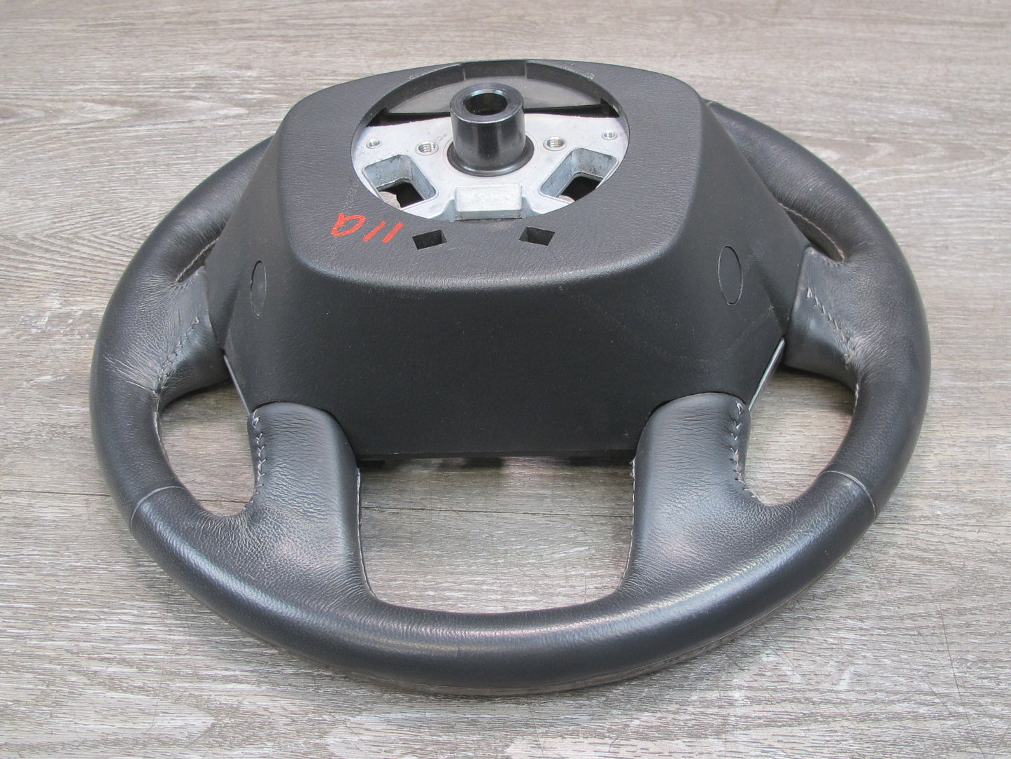 2015-2017 Infiniti QX80 Multifunction Leather Wood Steering Black