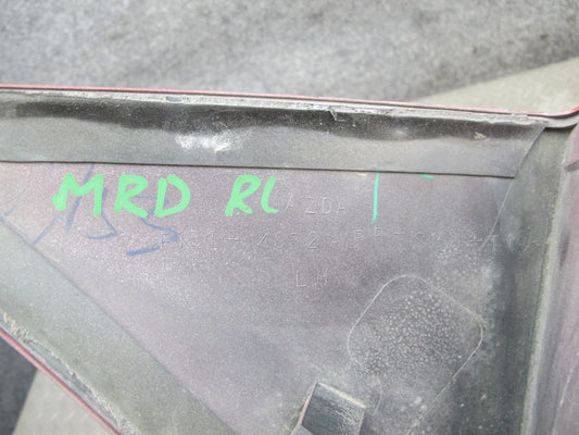 04-08 Mazda RX8 Rear Left Driver Side Bumper Lower Molding Panel RED OEM