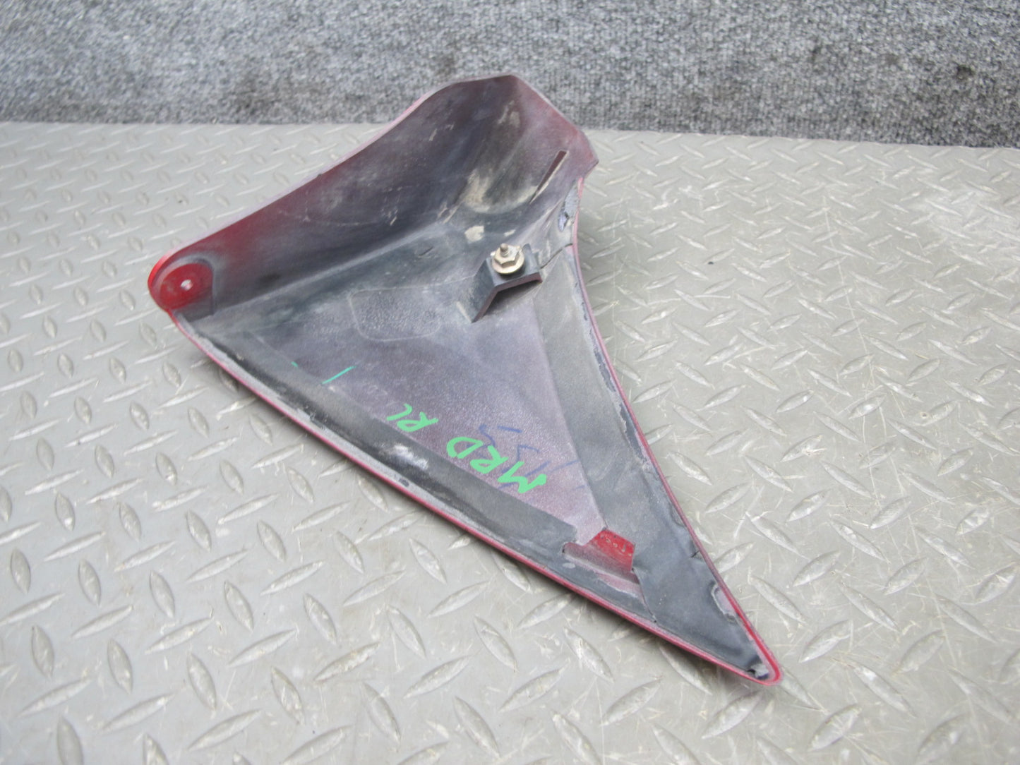 04-08 Mazda RX8 Rear Left Driver Side Bumper Lower Molding Panel RED OEM