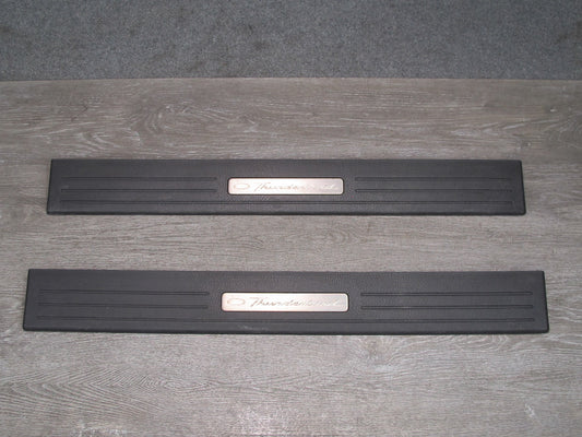 02-05 Ford Thunderbird Set of 2 Door Scuff Sill Plate Trim Cover Panel OEM