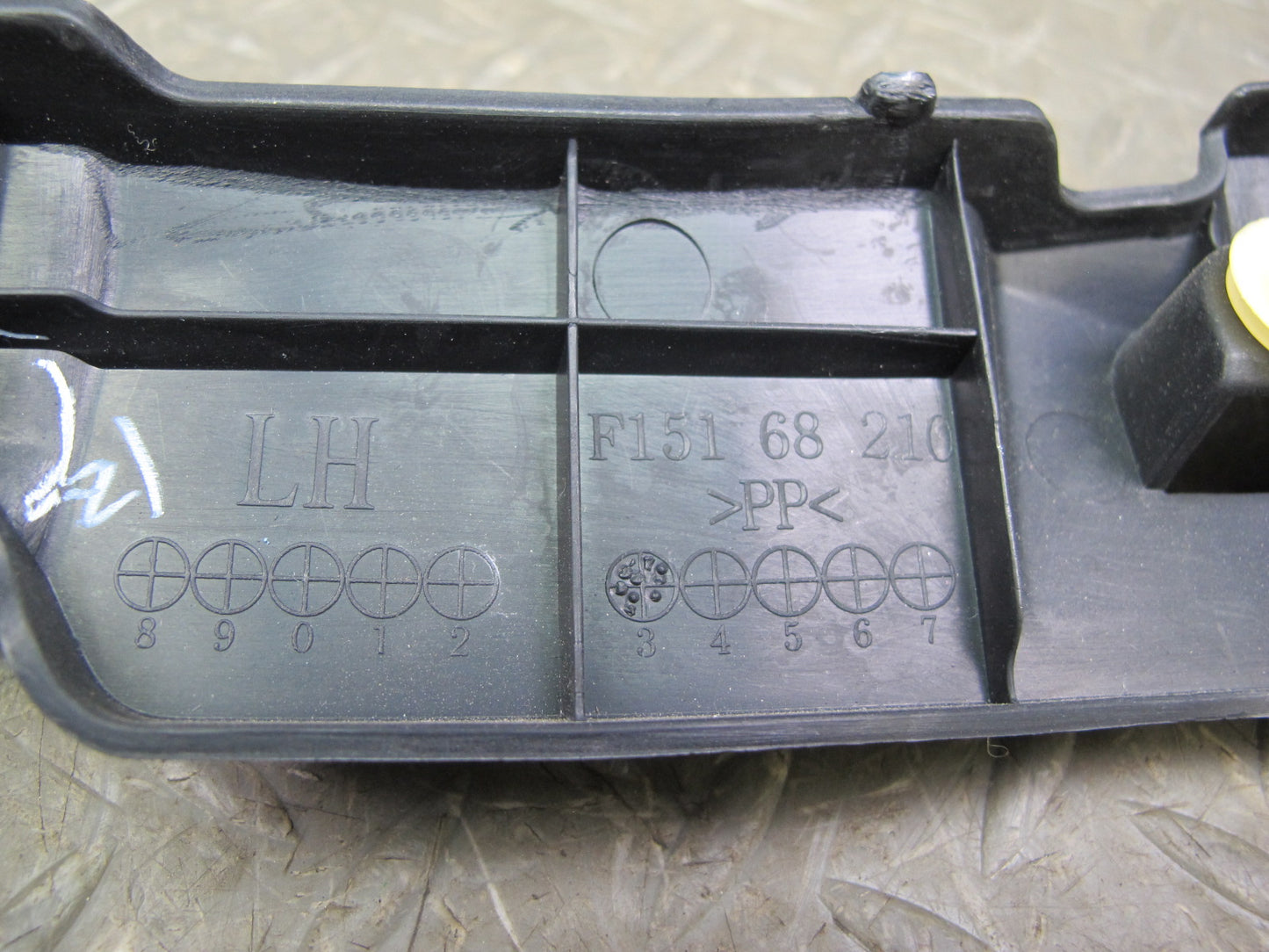 04-11 Mazda RX8 Rear Left Right Side Door Panel Window Frame Panel Set Black OEM