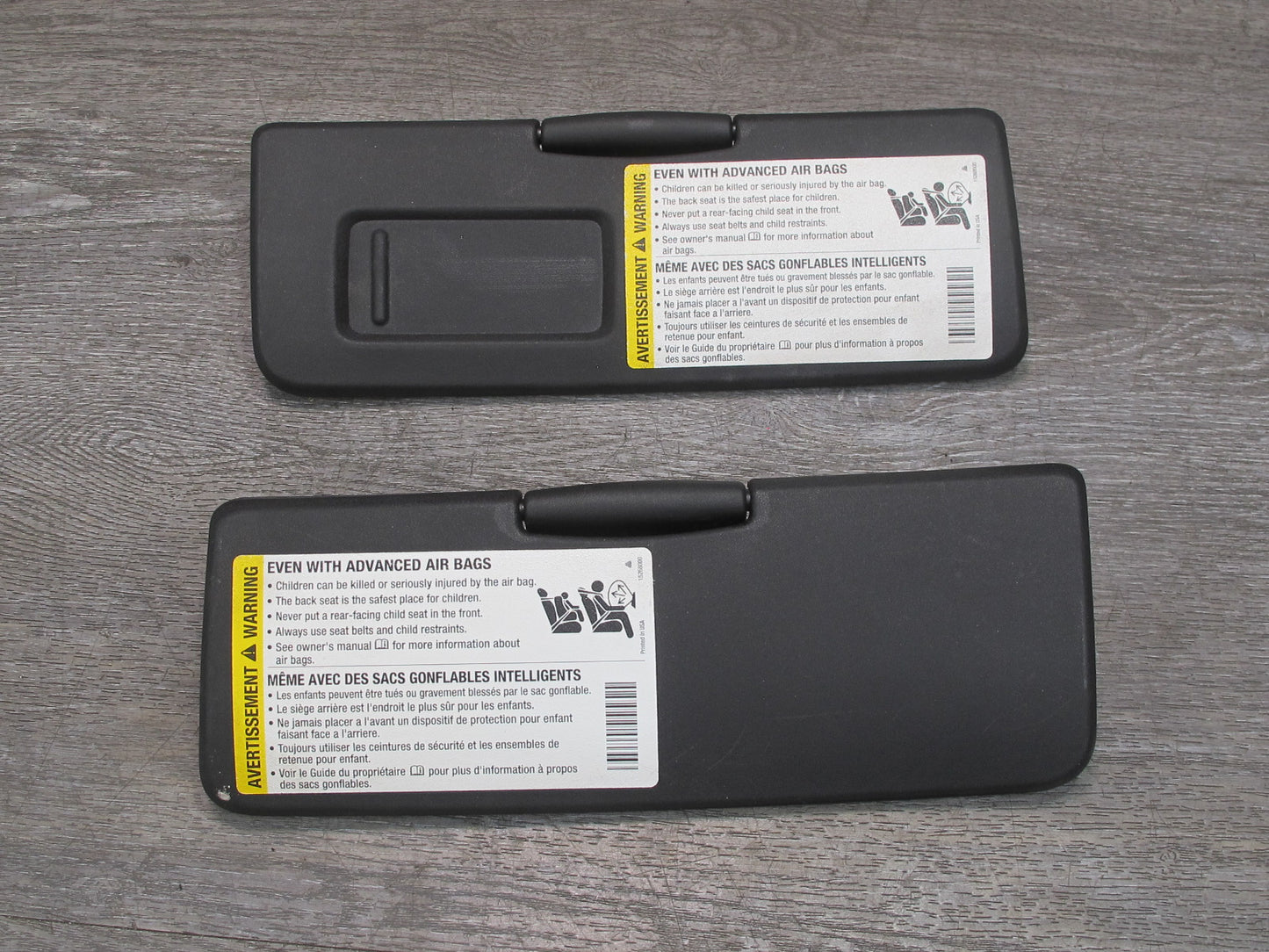 06-09 Pontiac Solstice Saturn SKY Set of 2 Front Left & Right Sun Visor OEM