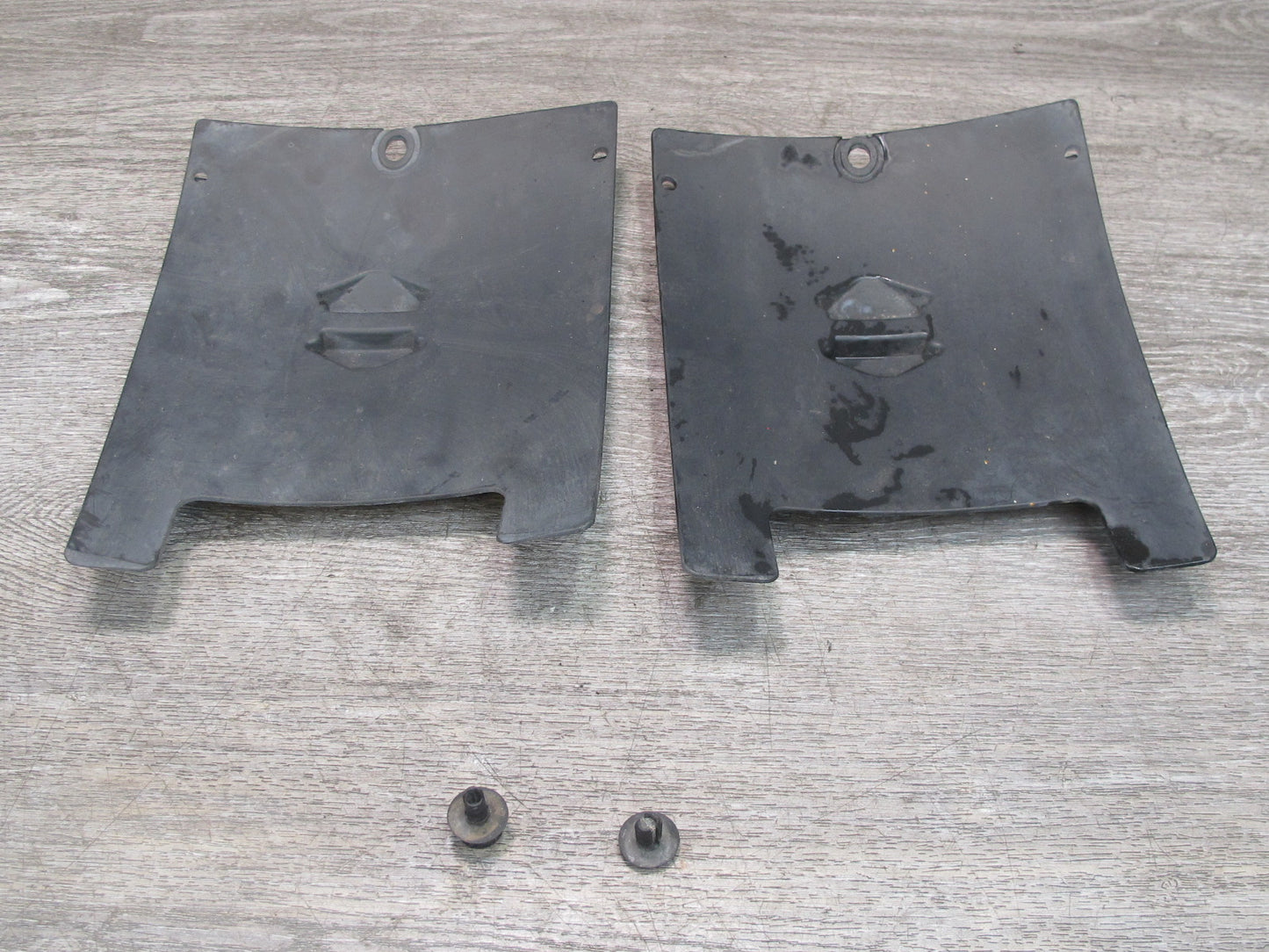 2012-2015 Mercedes W166 X166 Front Fender Liner Access Cover Lid Set of 2