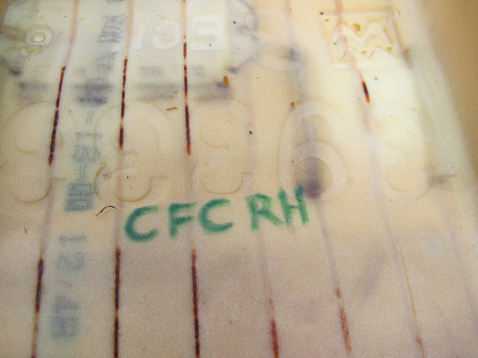 00-02 Chevrolet Corvette C5 Right Passenger Seat Lower Cushion Leather Black OEM