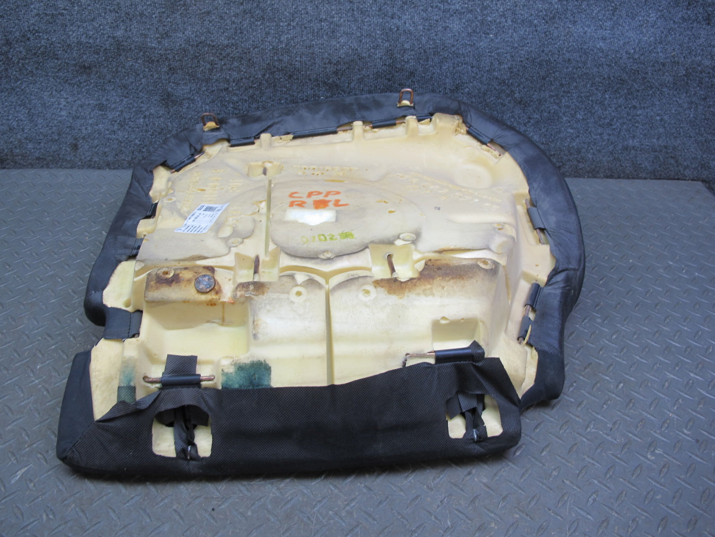 2010-2016 Porsche Panamera 970 Rear Left Driver Side Lower Seat Cushion Leather