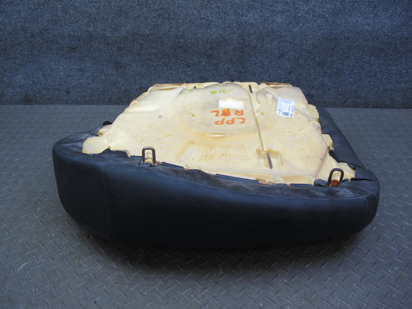 2010-2016 Porsche Panamera 970 Rear Left Driver Side Lower Seat Cushion Leather