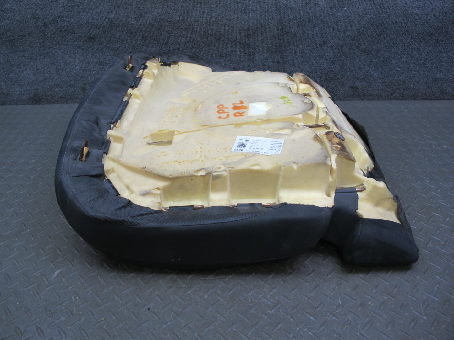 2010-2016 Porsche Panamera 970 Rear Left Driver Side Lower Seat Cushion Leather