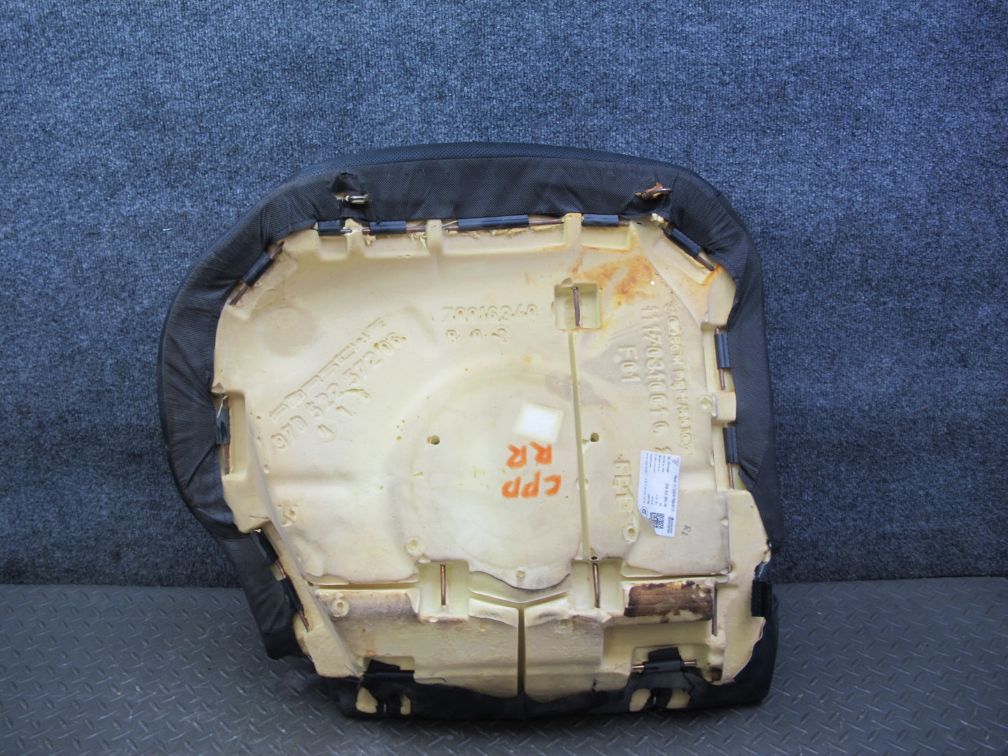 2010-2016 Porsche Panamera 970 Rear Right Pass Side Lower Seat Cushion Leather