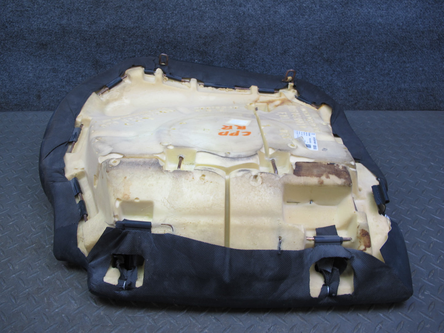 2010-2016 Porsche Panamera 970 Rear Right Pass Side Lower Seat Cushion Leather