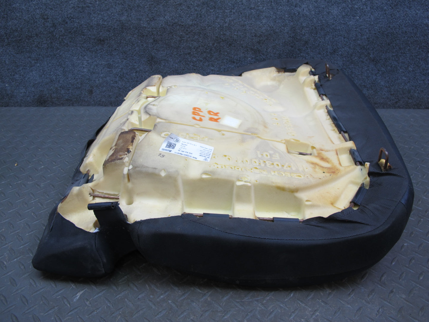 2010-2016 Porsche Panamera 970 Rear Right Pass Side Lower Seat Cushion Leather