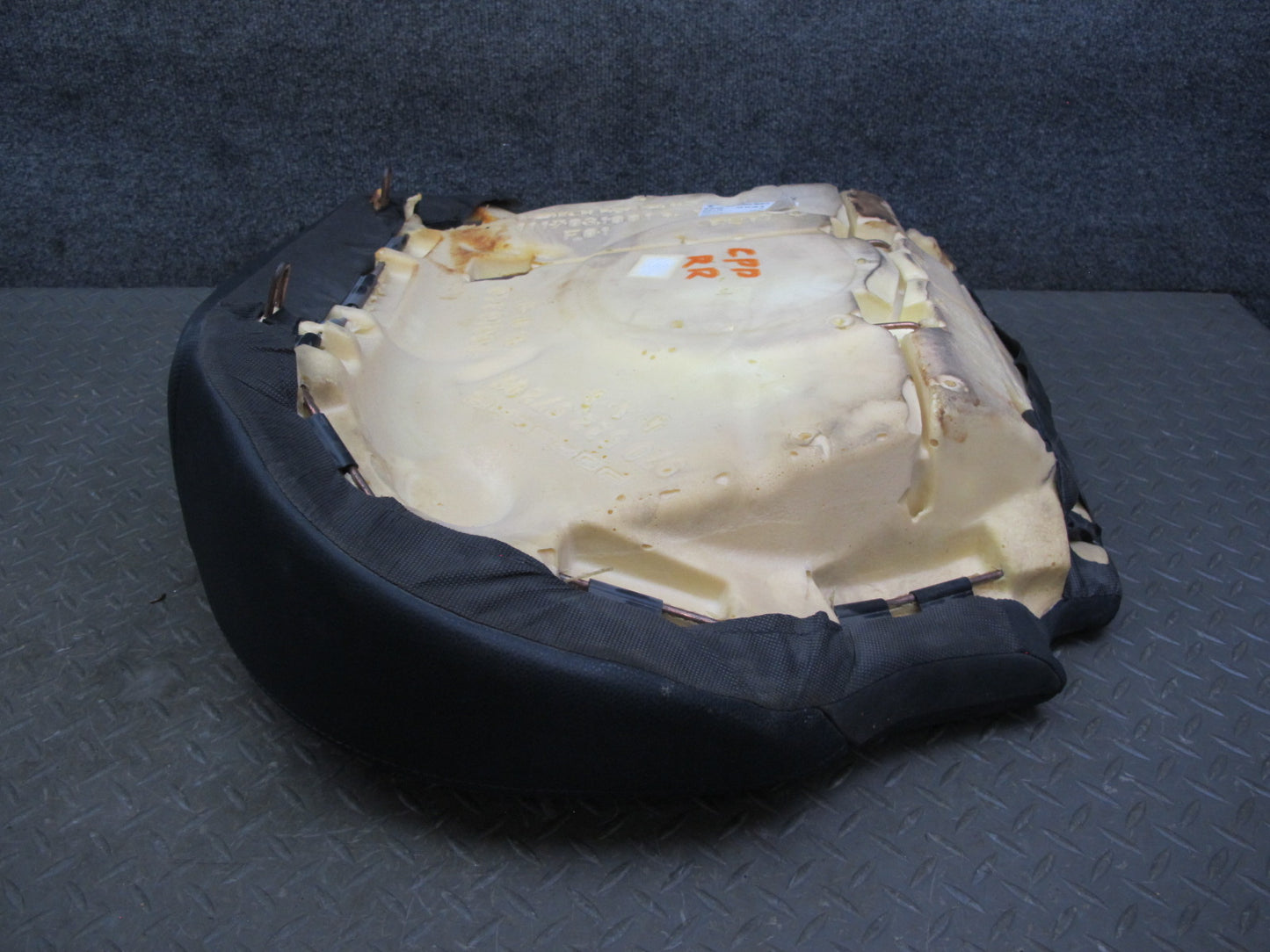 2010-2016 Porsche Panamera 970 Rear Right Pass Side Lower Seat Cushion Leather