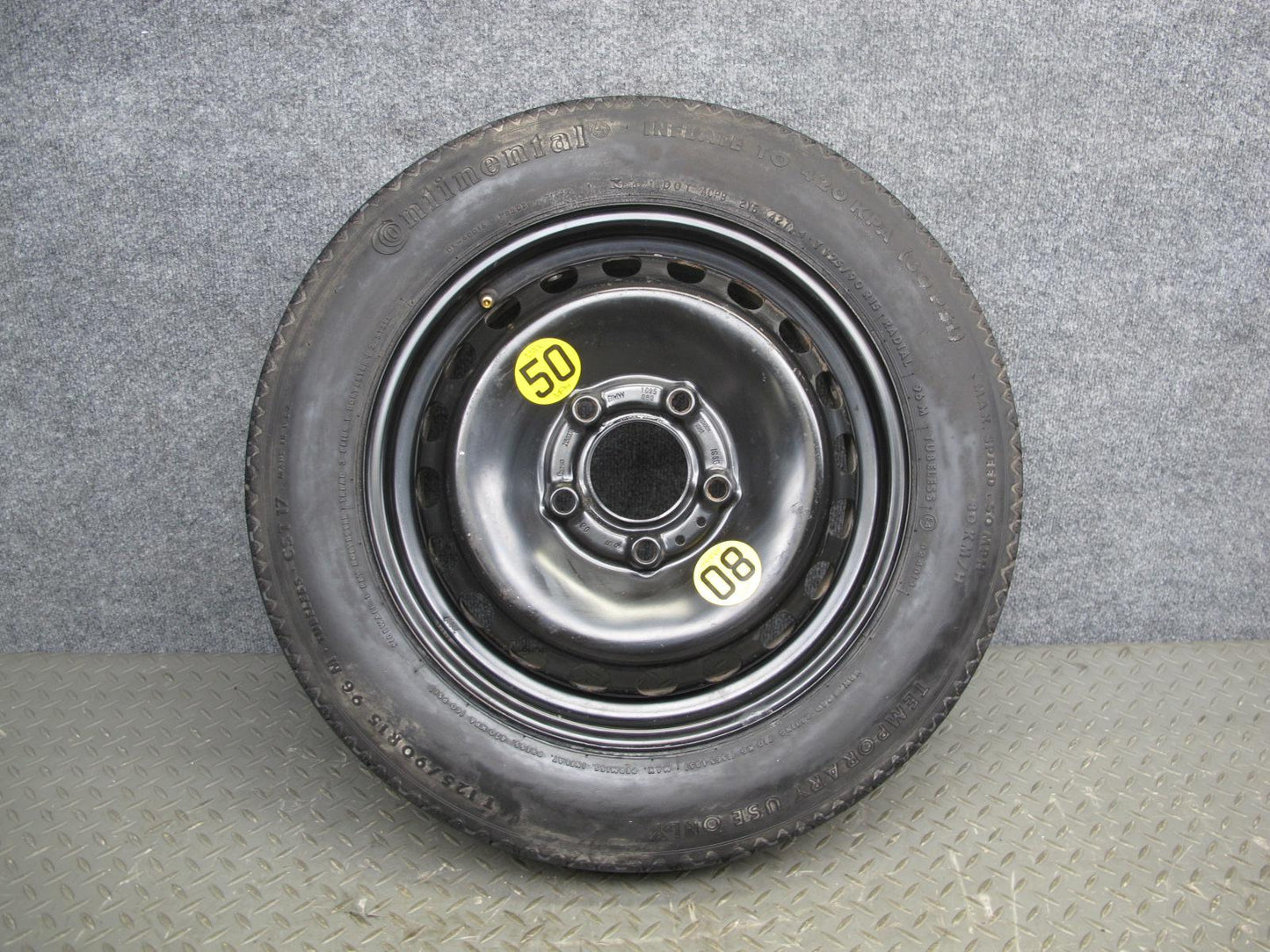 97-00 BMW E36/7 Z3 Spare Tire R15 15" Wheel 15x3.50B ET36 125/90 96M 427 OEM