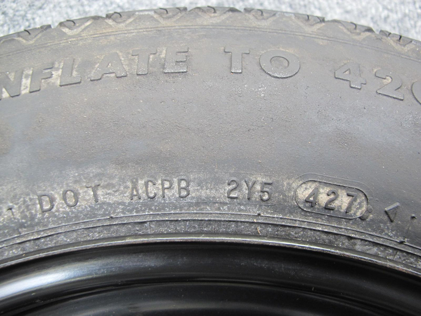 97-00 BMW E36/7 Z3 Spare Tire R15 15" Wheel 15x3.50B ET36 125/90 96M 427 OEM