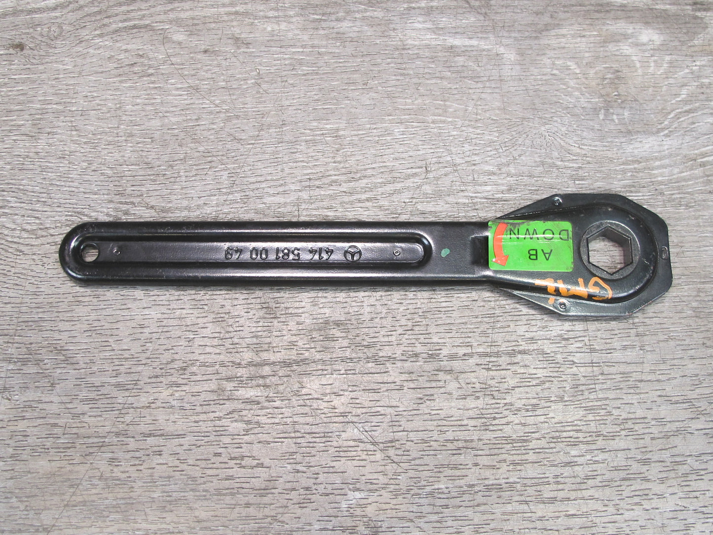 2012-2015 Mercedes W166 X166 Emergency Spare Tire Lift Jack Wrench Hook Set