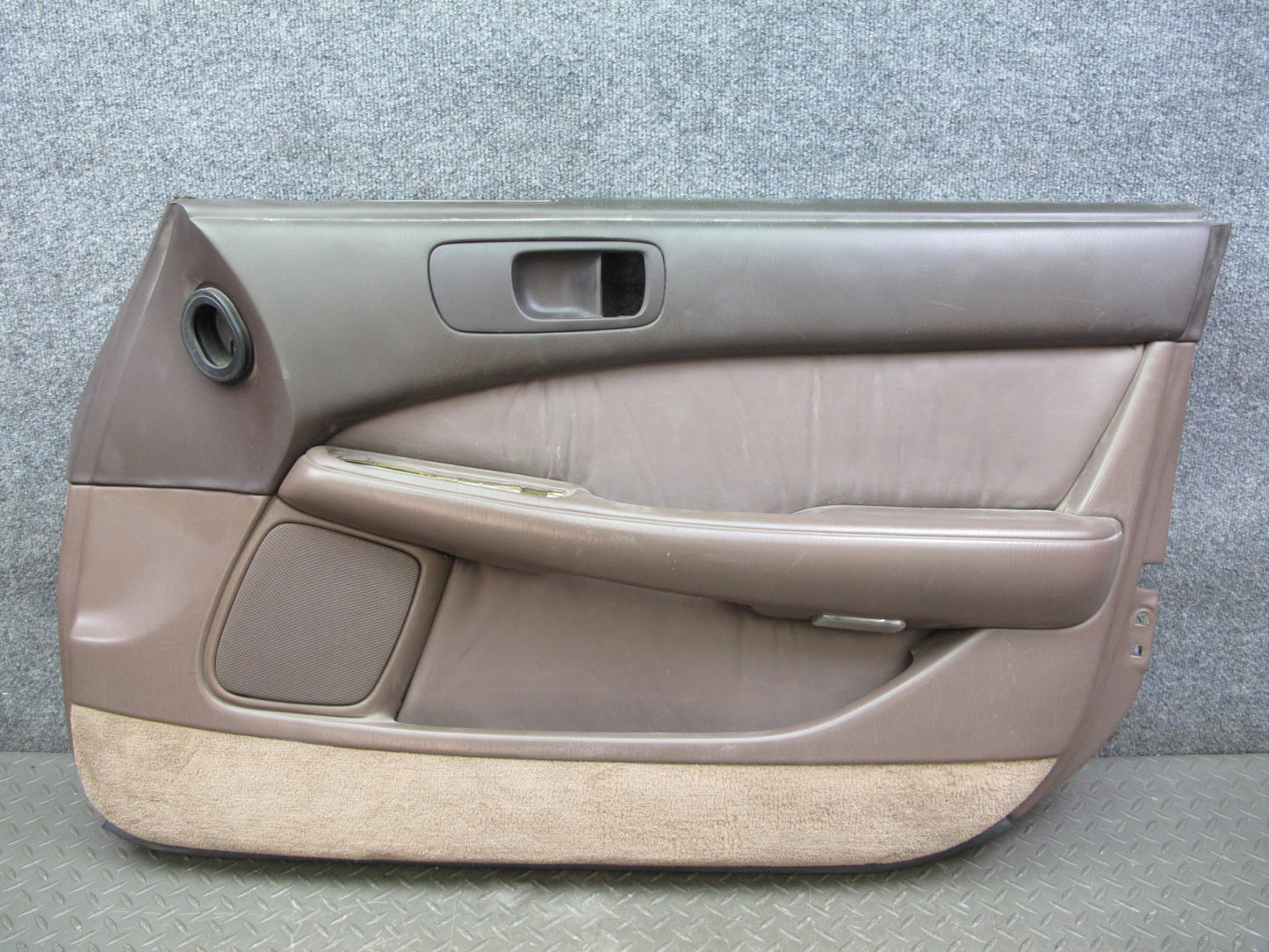 90-94 Lexus LS400 Front Right Left Door Interior Trim Cover Panel Set Brown OEM