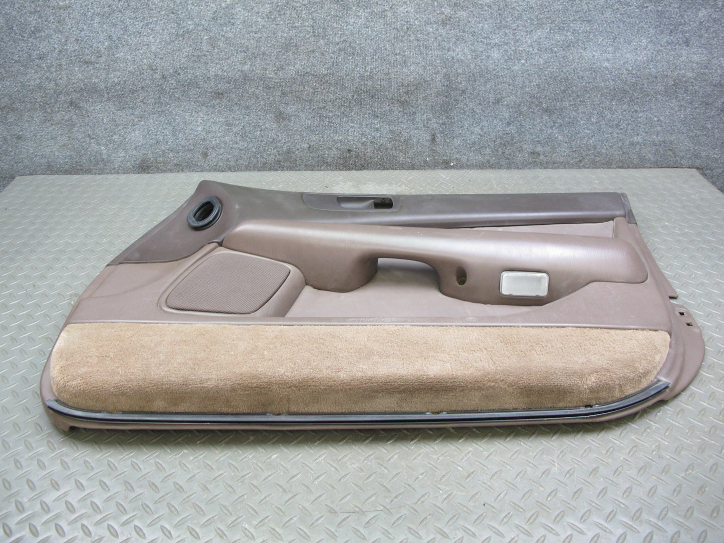 90-94 Lexus LS400 Front Right Left Door Interior Trim Cover Panel Set Brown OEM