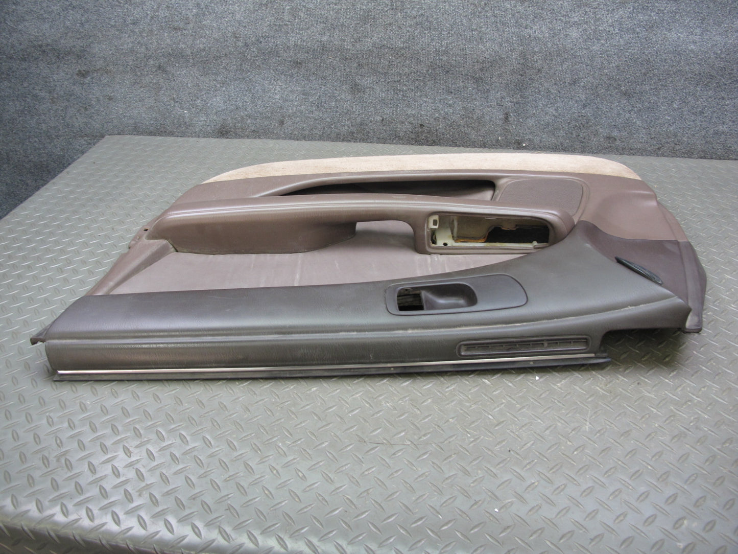 90-94 Lexus LS400 Front Right Left Door Interior Trim Cover Panel Set Brown OEM
