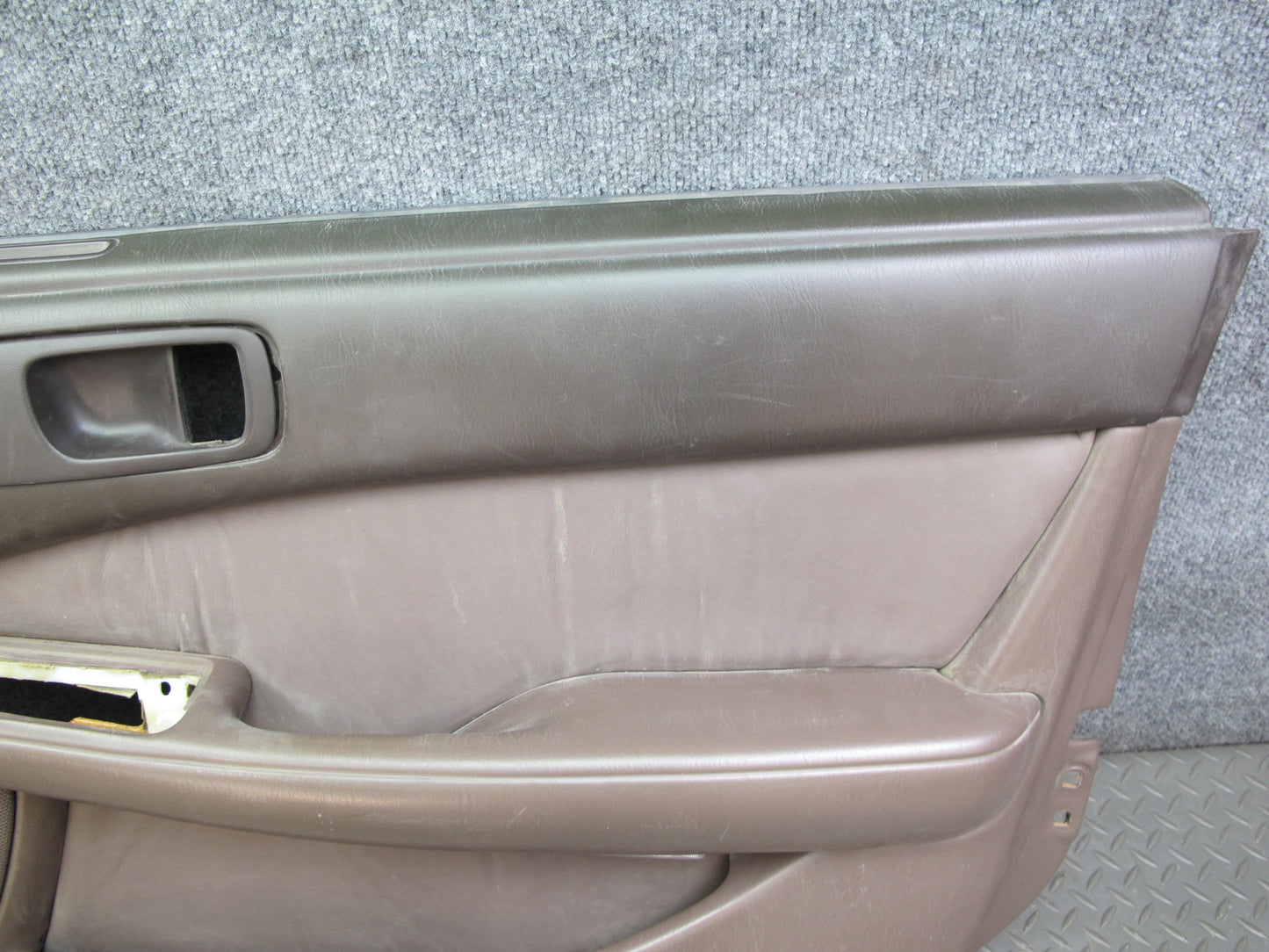 90-94 Lexus LS400 Front Right Left Door Interior Trim Cover Panel Set Brown OEM