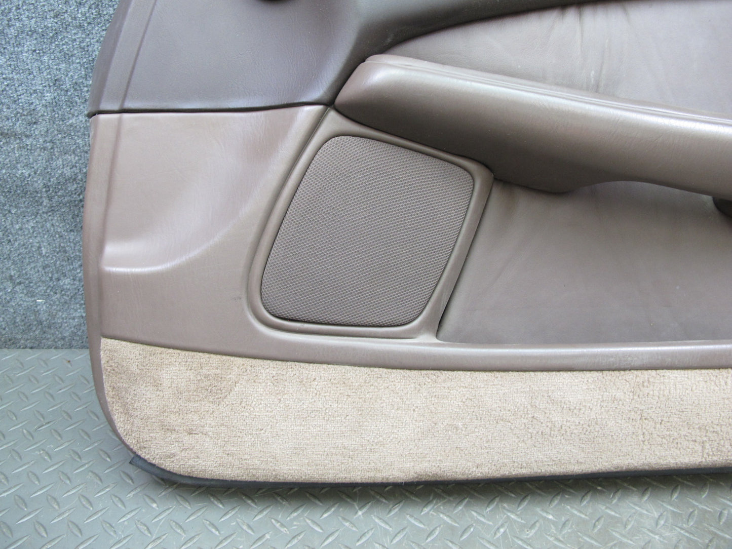 90-94 Lexus LS400 Front Right Left Door Interior Trim Cover Panel Set Brown OEM