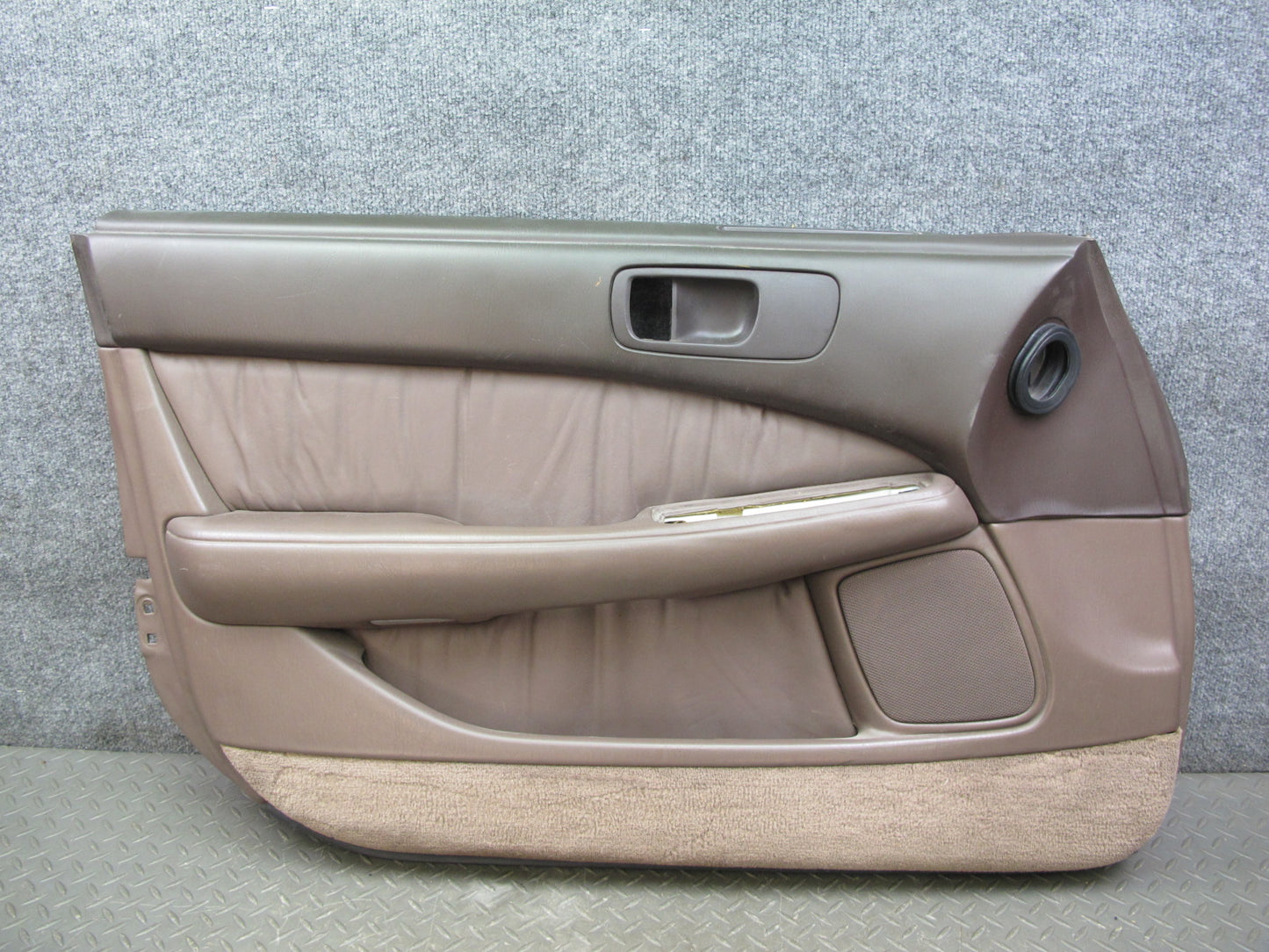 90-94 Lexus LS400 Front Right Left Door Interior Trim Cover Panel Set Brown OEM