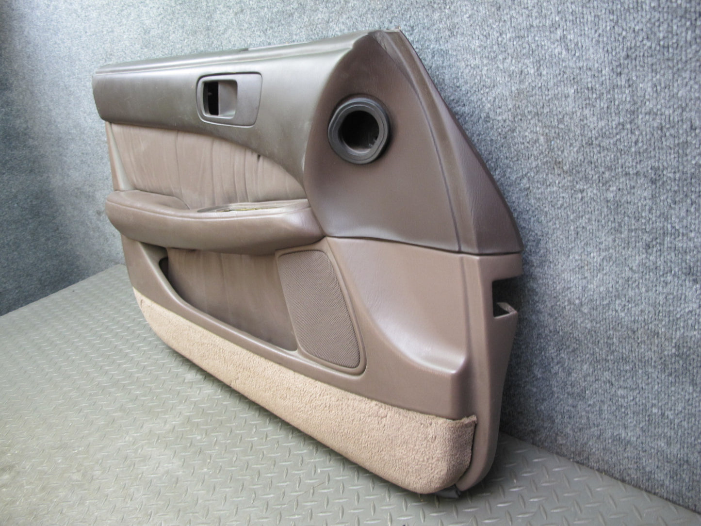 90-94 Lexus LS400 Front Right Left Door Interior Trim Cover Panel Set Brown OEM
