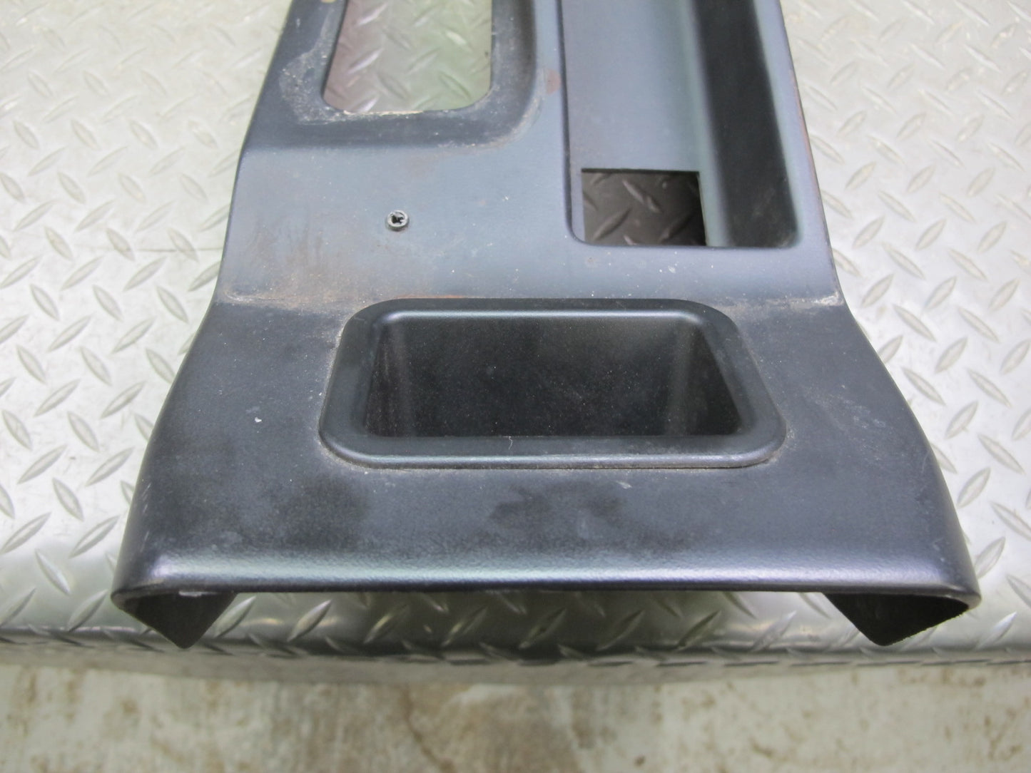 96-02 BMW E36/7 Z3 Roadster Center Console Trim Cover Panel Black OEM