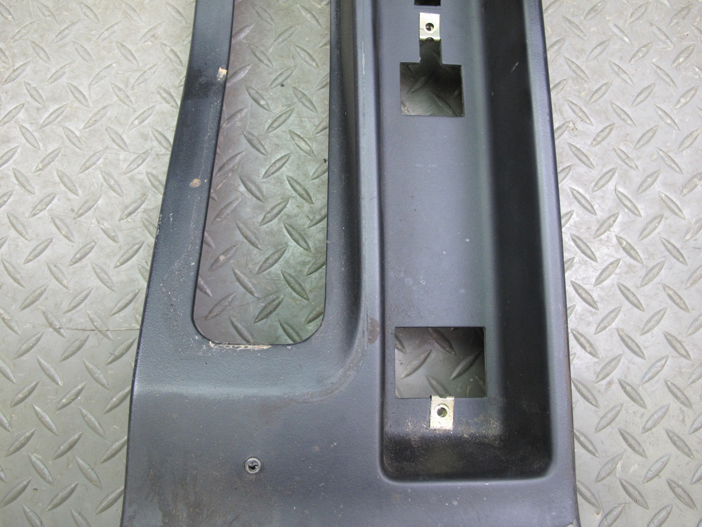 96-02 BMW E36/7 Z3 Roadster Center Console Trim Cover Panel Black OEM