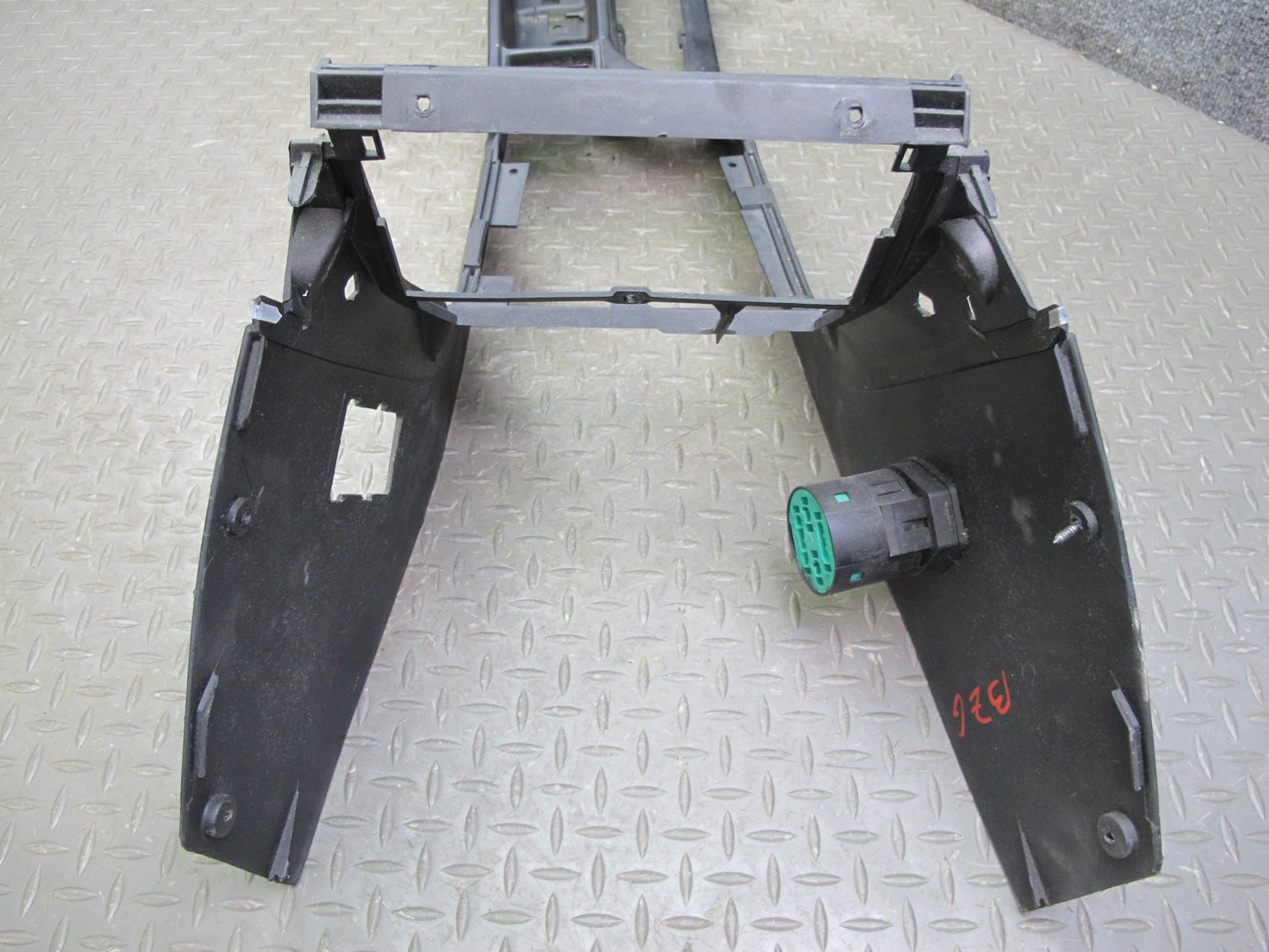 96-02 BMW E36/7 Z3 Roadster Center Console Trim Cover Panel Black OEM