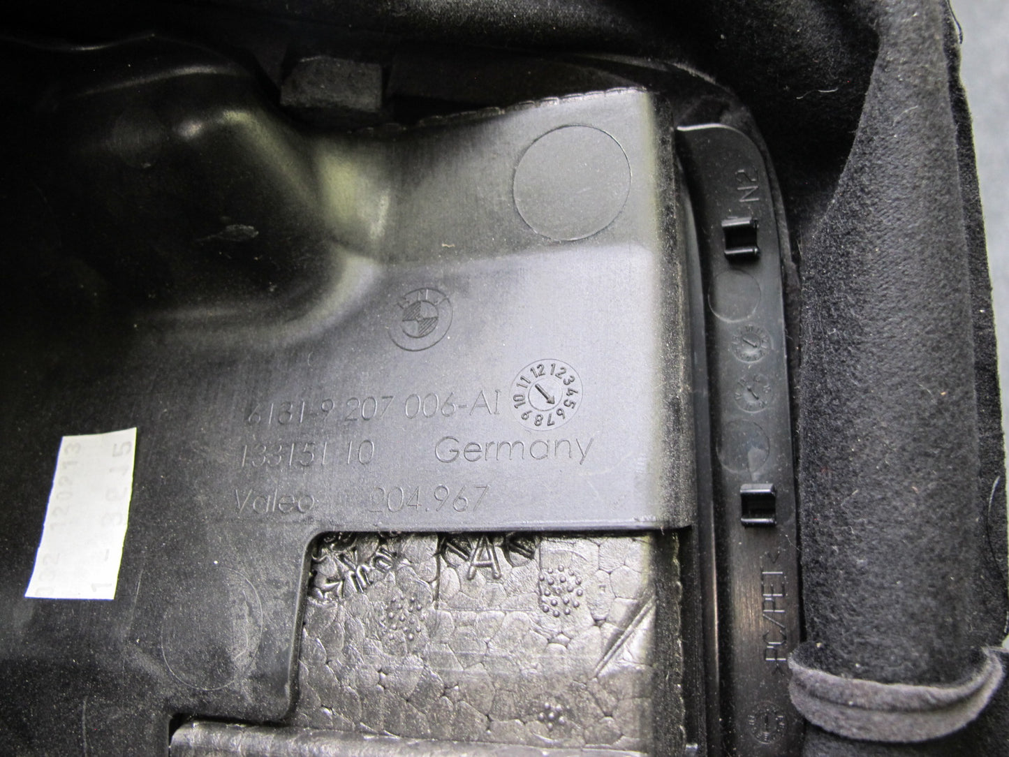 11-16 BMW F10 F11 5-SERIES Steering Column Upper & Lower Trim Cover Panel OEM