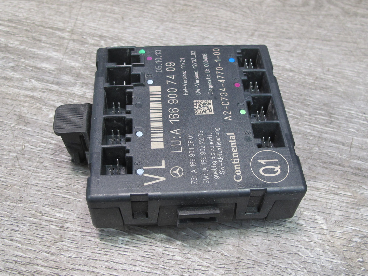 2012-2015 Mercedes W166 X166 Front Left Door Control Module 1669007409