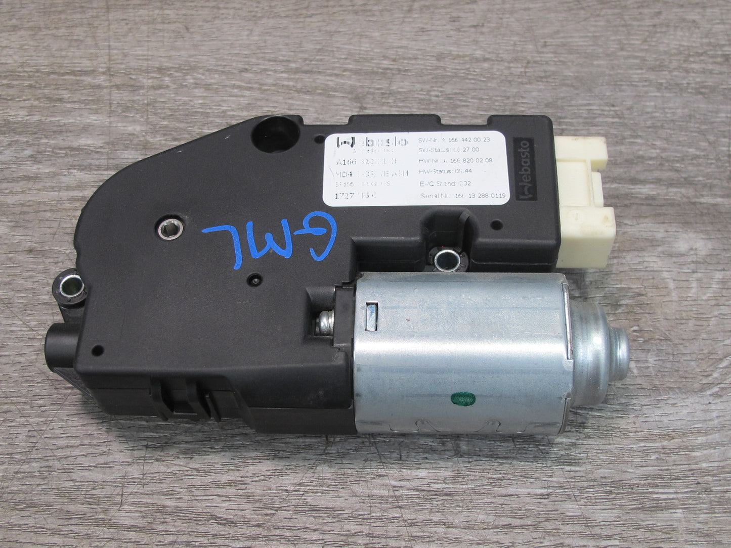 2012-2015 Mercedes W166 X166 Panoramic Sunroof Glass Motor 1669069600