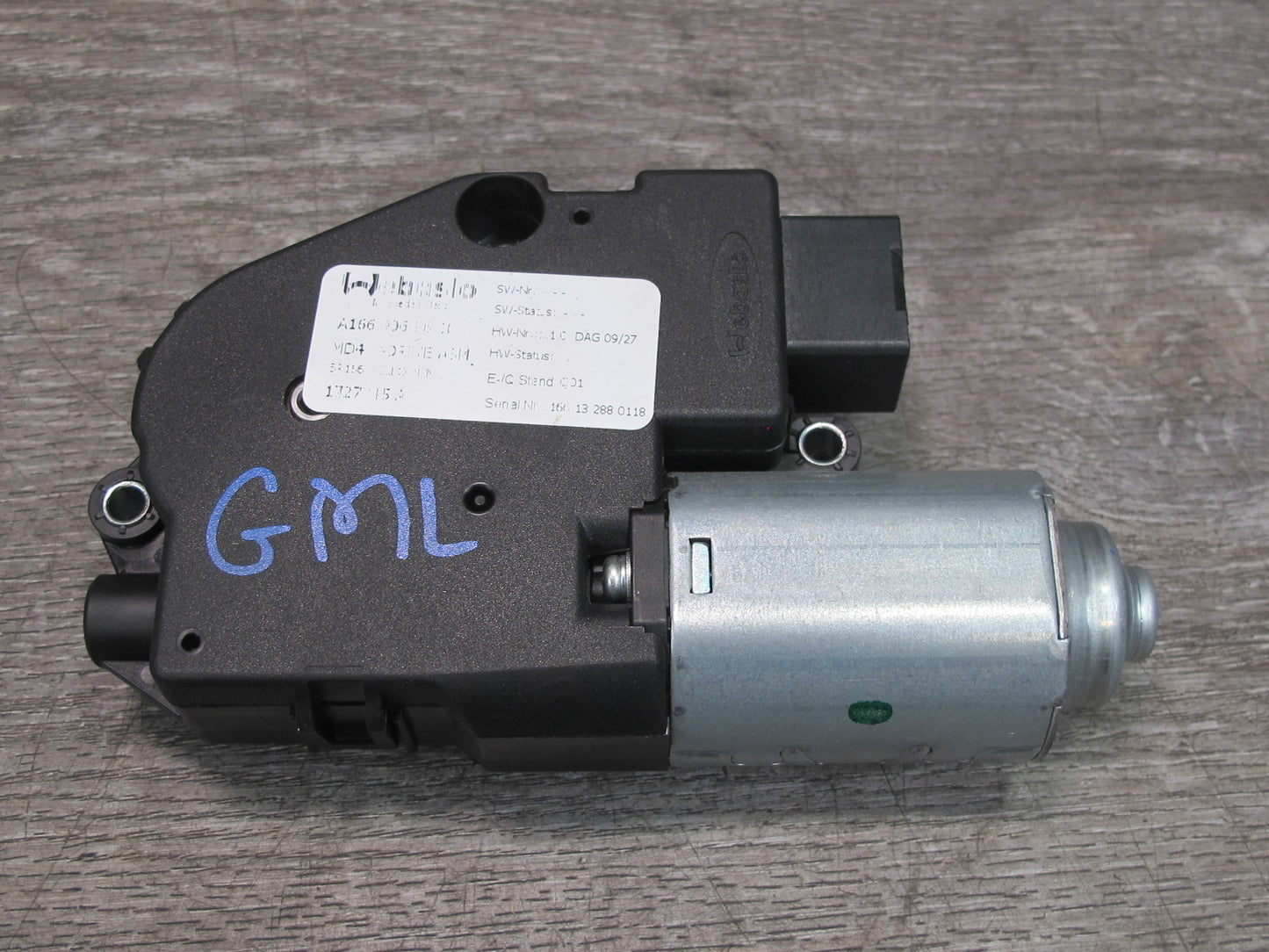 2012-2015 Mercedes W166 X166 Panoramic Sunroof Glass Motor 1669069600