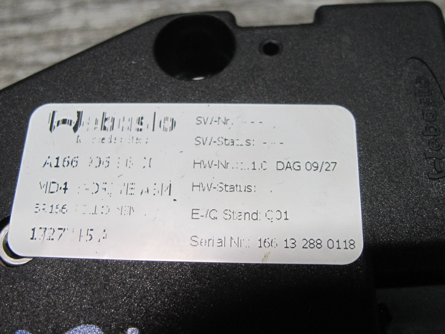 2012-2015 Mercedes W166 X166 Panoramic Sunroof Glass Motor 1669069600