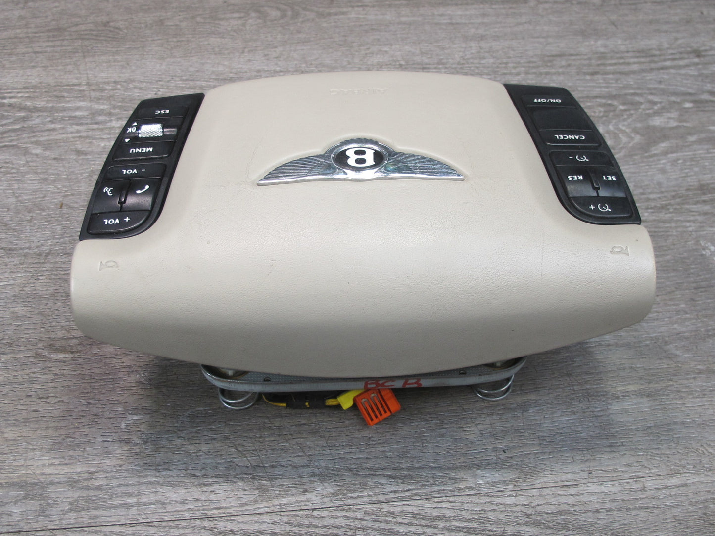 03-12 BENTLEY CONTINENTAL GT FRONT LEFT DRIVER SIDE STEERING WHEEL SRS AIRBAG OEM
