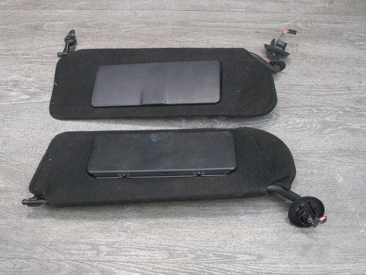 99-00 Chevrolet Corvette C5 Coupe Set of 2 Front Left Right Sun Visor Black OEM