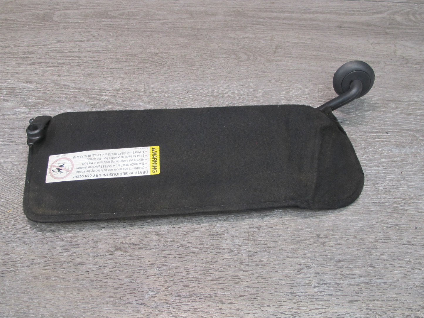99-00 Chevrolet Corvette C5 Coupe Set of 2 Front Left Right Sun Visor Black OEM