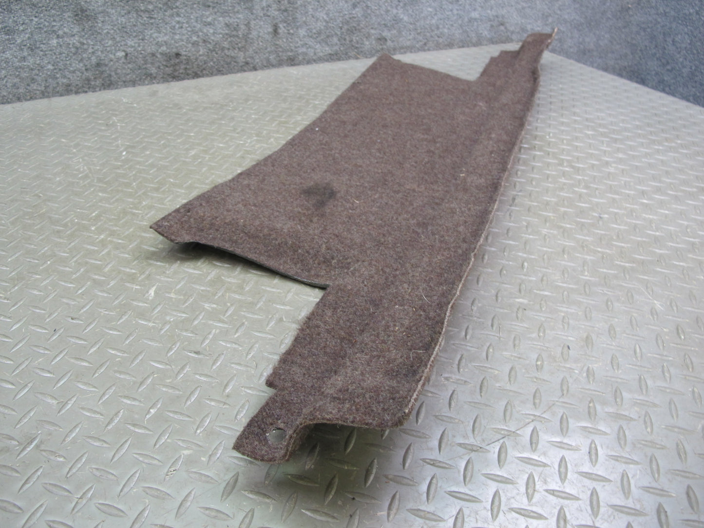 86-91 Mercedes W126 Rear Trunk Lid Carpet Liner Cover OEM