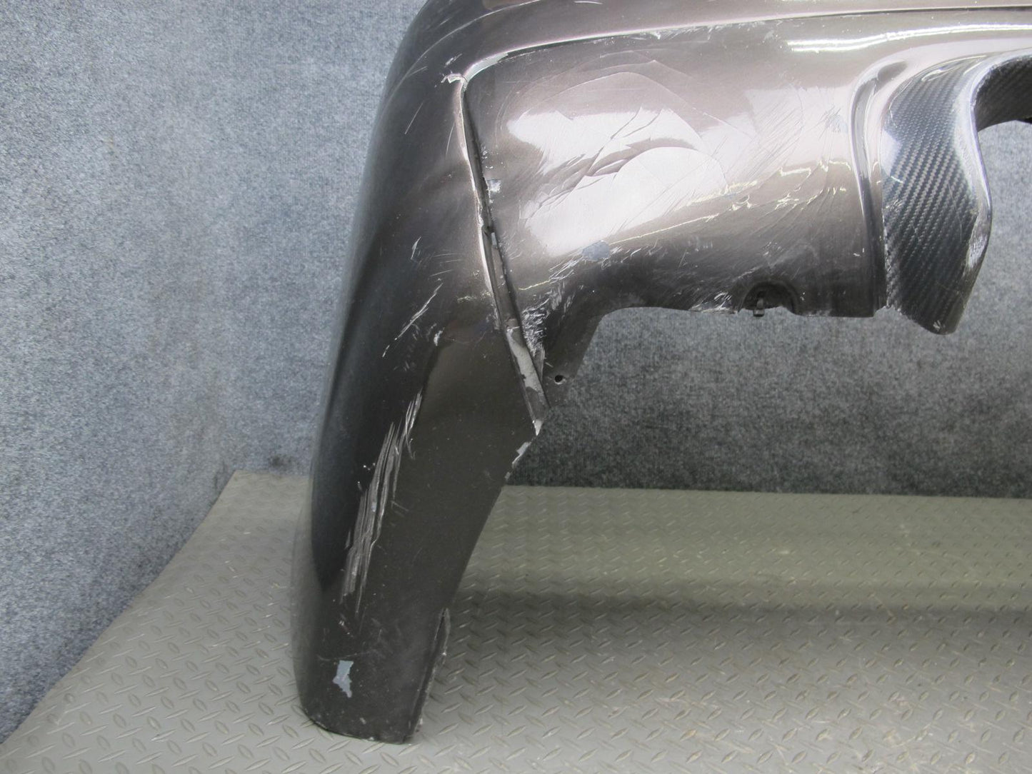 2001-2006 BMW E46 M3 Rear Bumper Cover w Carbon Diffuser