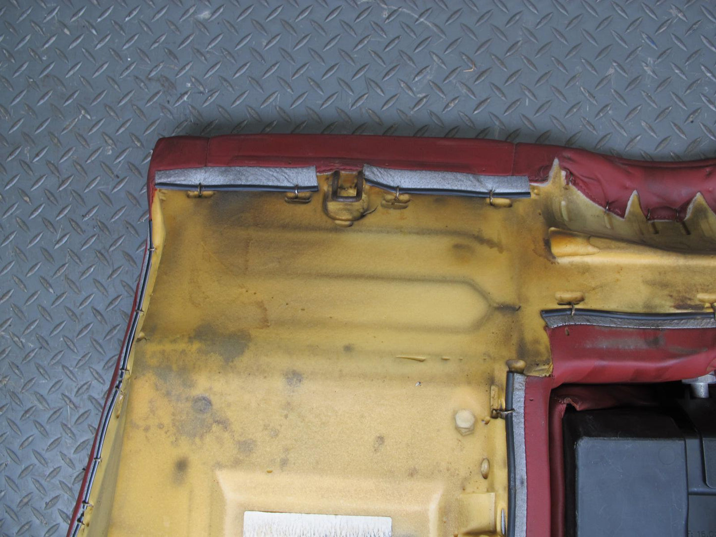 2001-2006 BMW E46 M3 Convertible Rear Seat Upper Leather Cushion RED