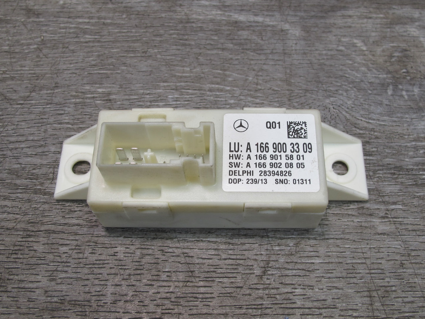 2012-2019 Mercedes W166 ML GLE Headlight Lamp Range Adjuster Control Module Unit