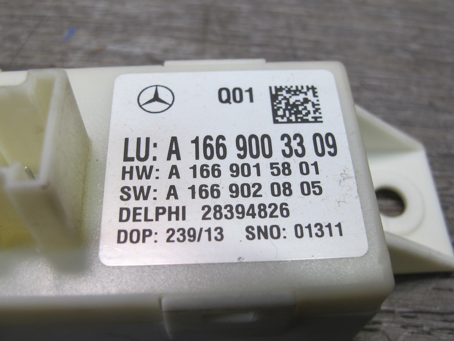 2012-2019 Mercedes W166 ML GLE Headlight Lamp Range Adjuster Control Module Unit