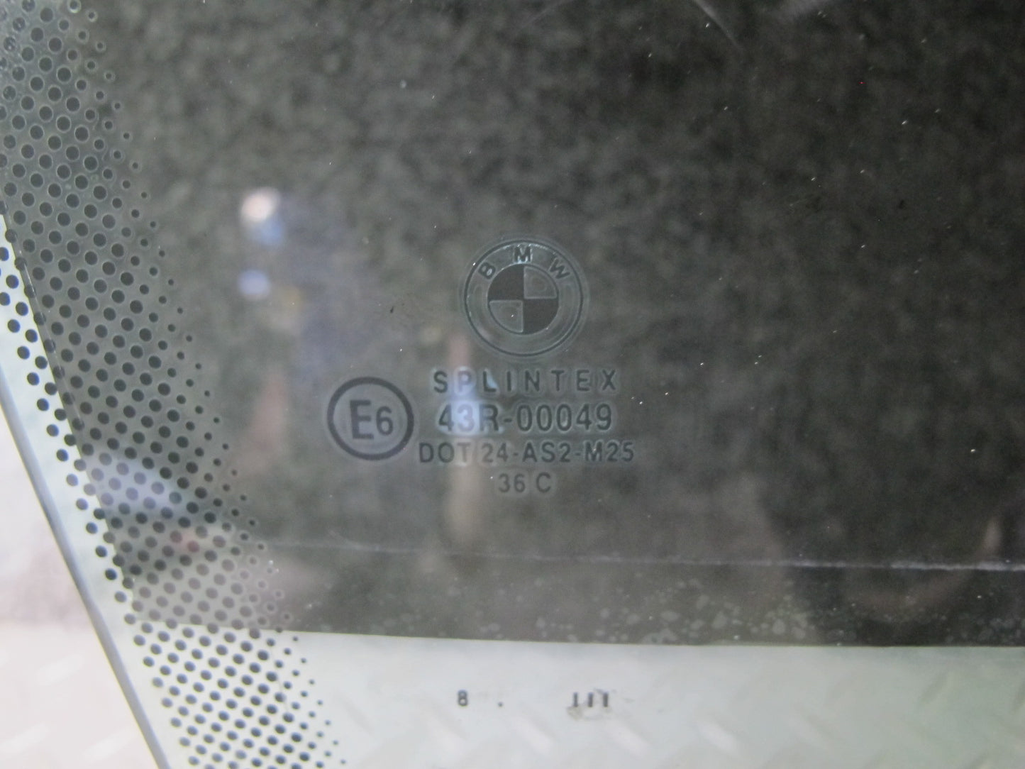 94-99 BMW E36 3-SERIES Coupe Convertible Right Door Glass Window OEM