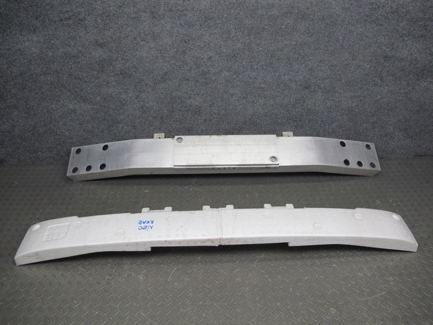 04-09 Nissan 350Z Z33 Convertible Rear Bumper Reinforcement w Foam Absorber OEM